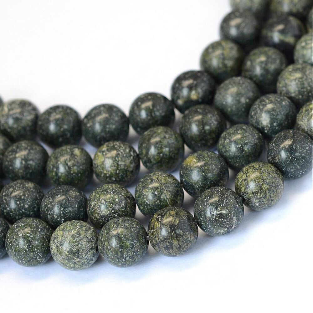 8-8.5MM Serpentine Beads-ONE Gemstone Bead Strand-Jewelry Supplies‎ Crafts NWT